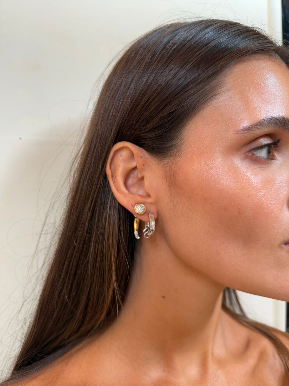 Azea | Yellow gold & Paved diamonds