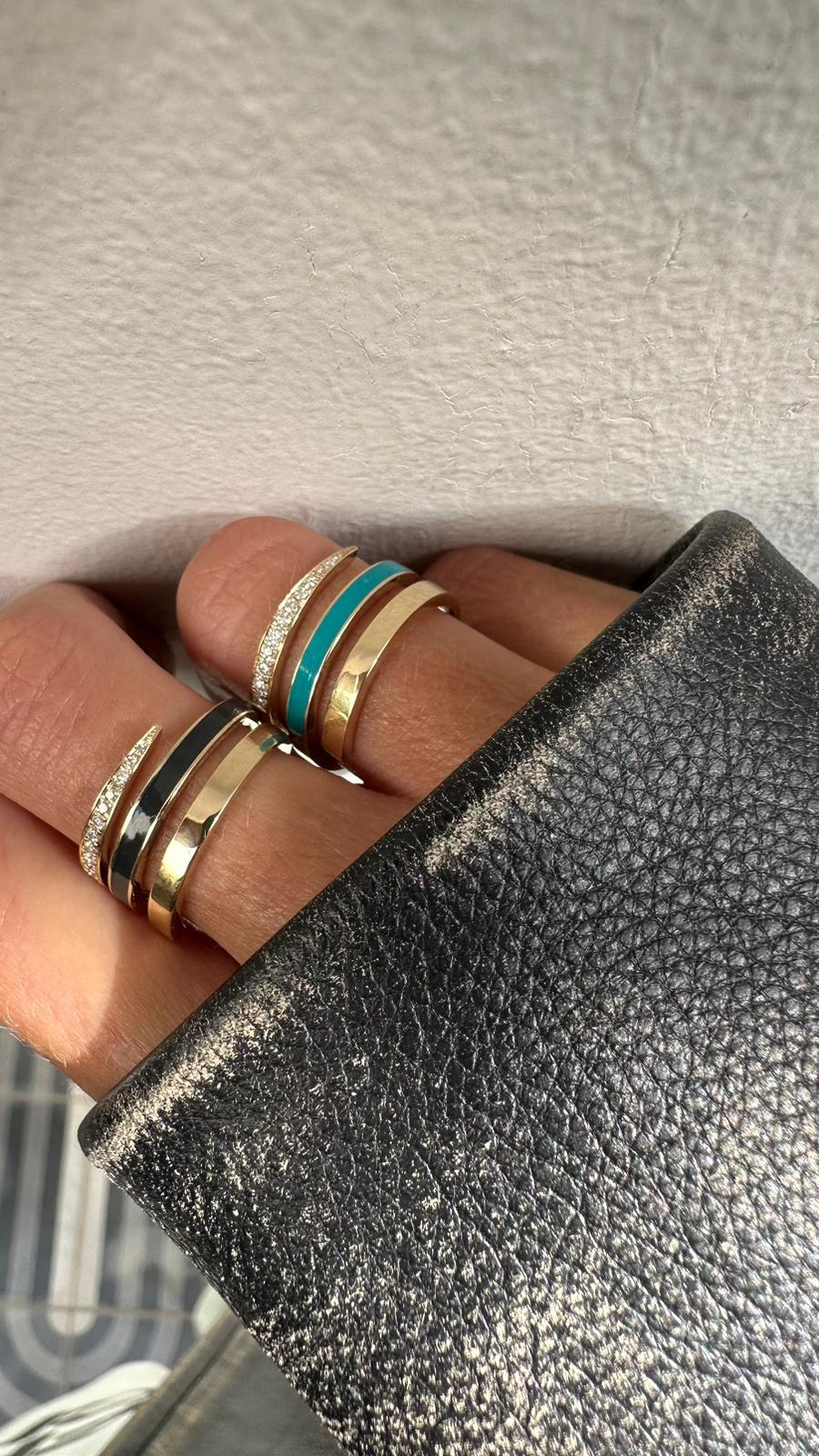 Mae | Black Enamel