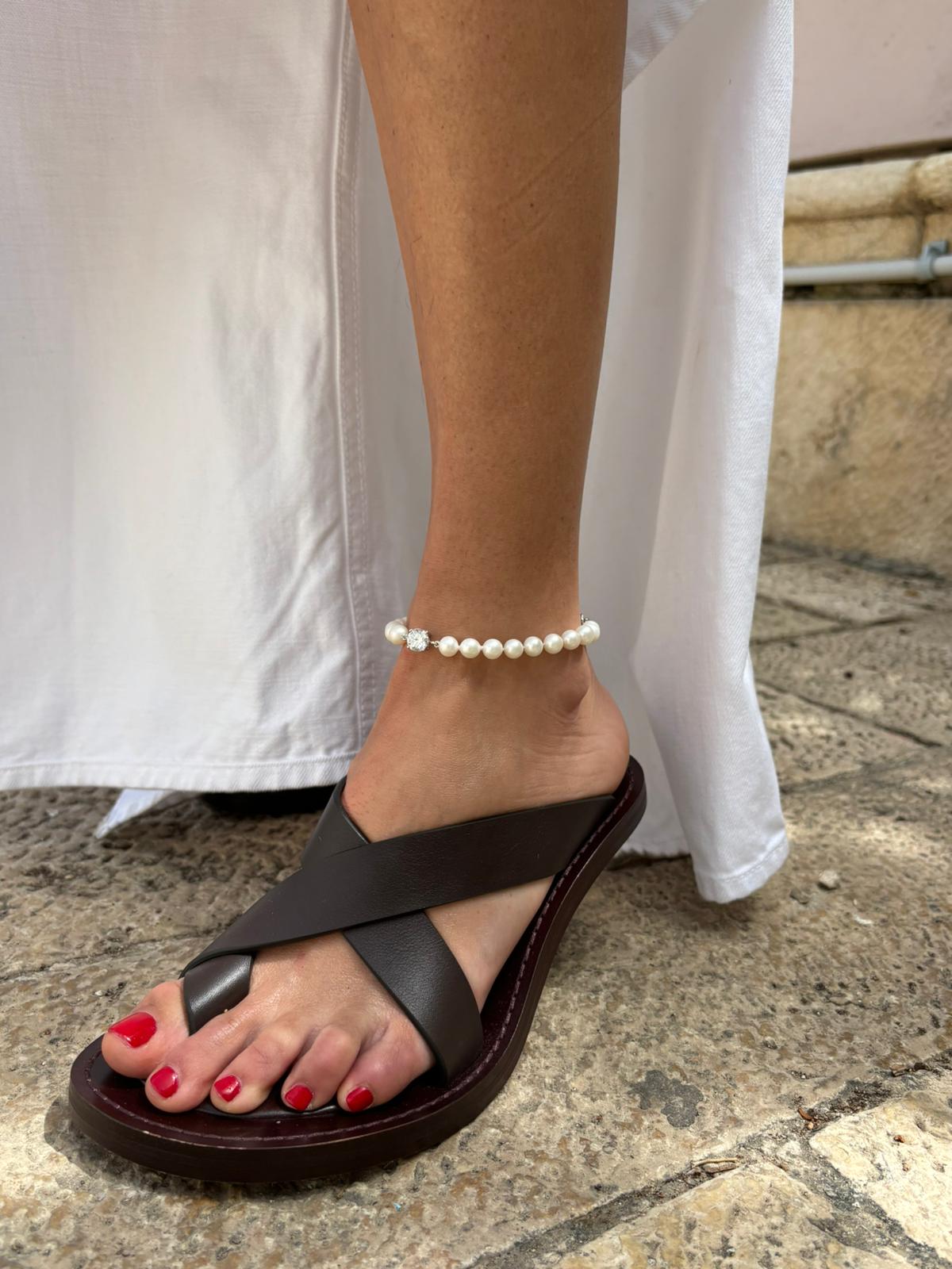Anklet pearls bracelet