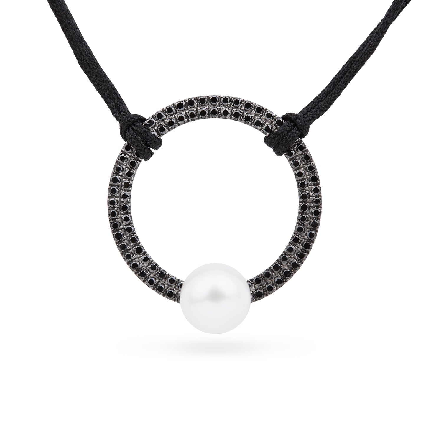 Sofia Choker Cord - White diamonds