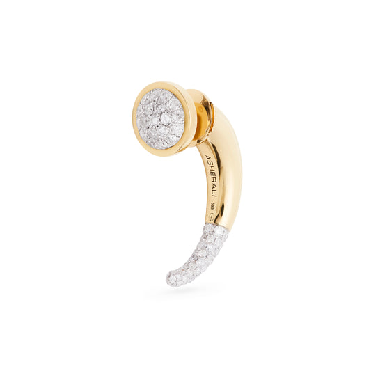 Azea  | Yellow gold & Paved diamonds