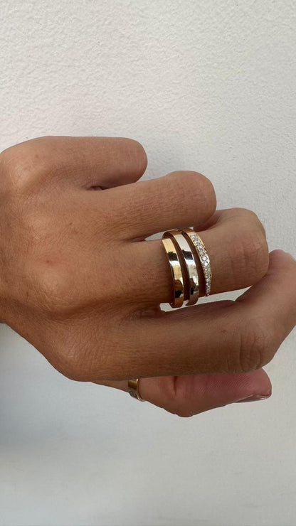 Mae | Two tones Gold