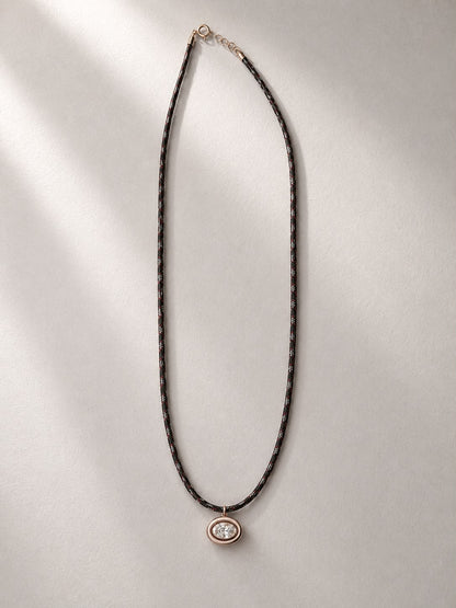 Necklace Oval cut 2 carats