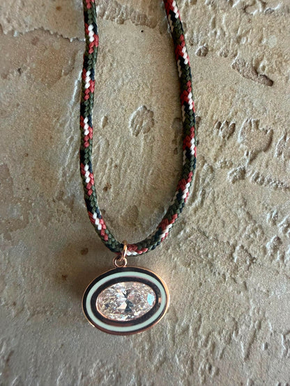 Necklace Oval cut 2 carats